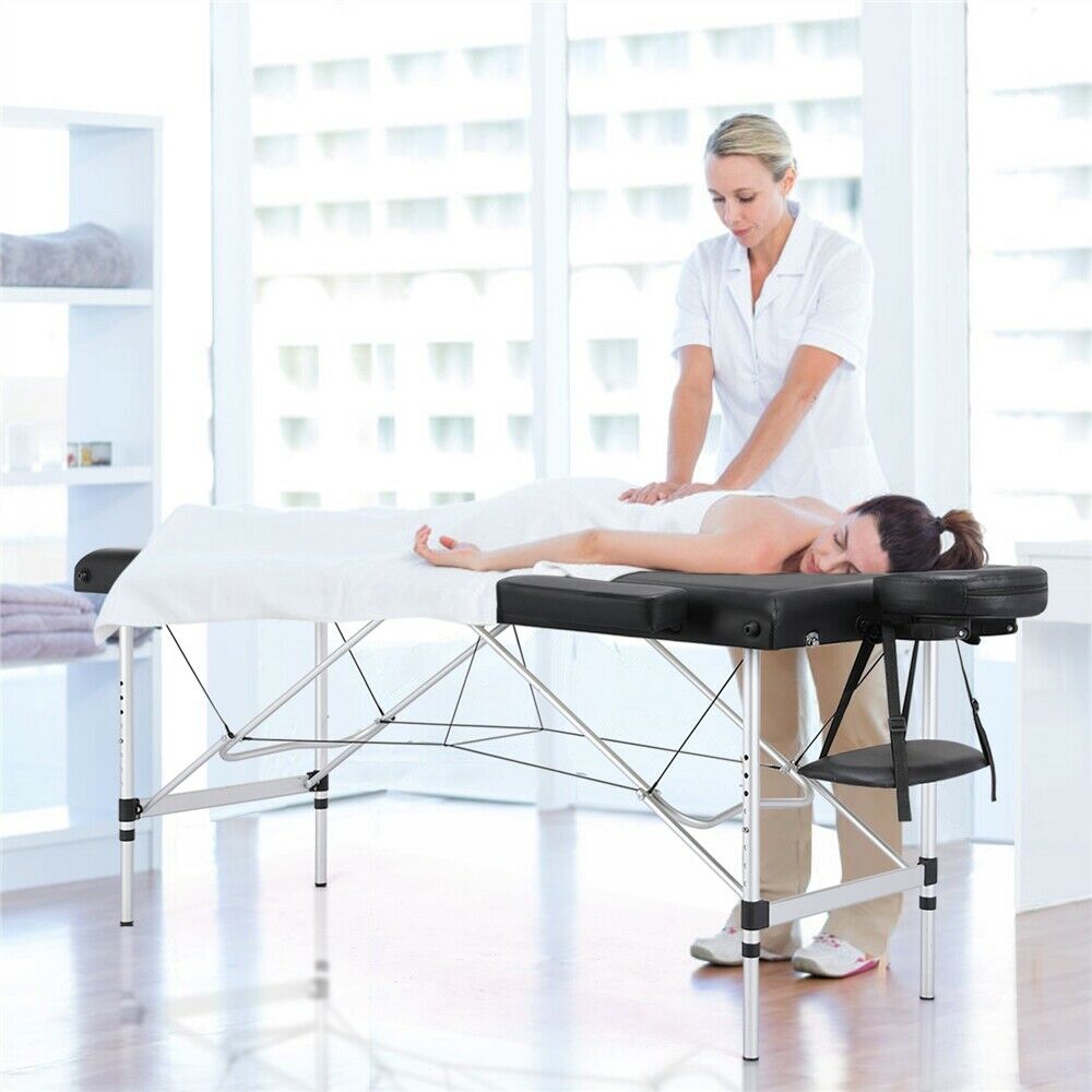 84 Inch Professional Massage Table - Portable Beauty Salon Bed - Beauty Tattoo Massage Bed - Adjustable Massage Bed