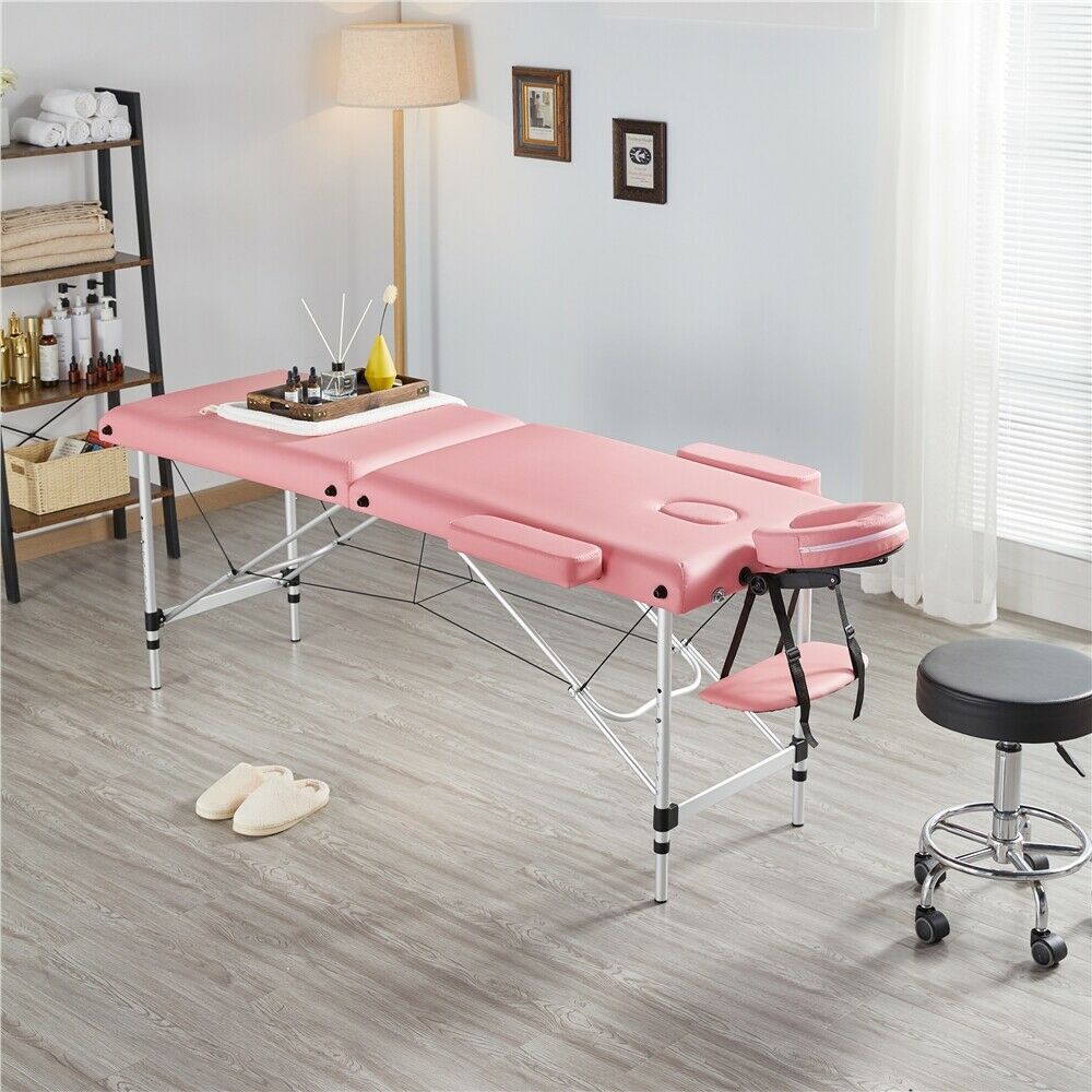 84 Inch Professional Massage Table - Portable Beauty Salon Bed - Beauty Tattoo Massage Bed - Adjustable Massage Bed