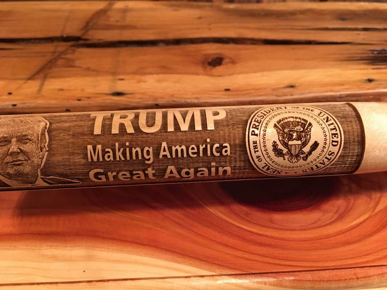 President Trump 'Making America Great Again' Mini Baseball Bat