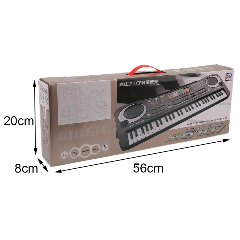 61 Keys Digital Music Electronic Keyboard Key Board Gift Electric Piano Gift Children Early Educational Tool For Kid new arrival
