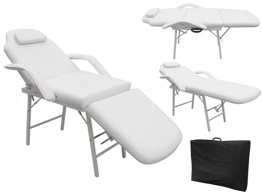 Costway - 73" Portable Facial Spa Bed Massage Table - Facial Spa Bed Table - Tattoo Parlor Bed - Beauty Salon Bed